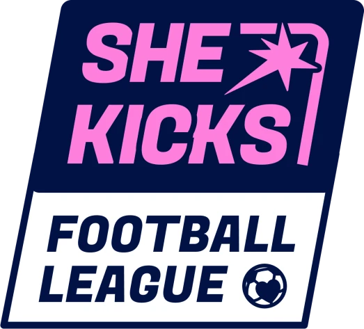 She Kicks Football League logo